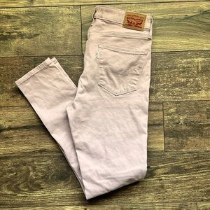 Levi’s 721 High Rise Skinny Stretch size 29 blush pink color